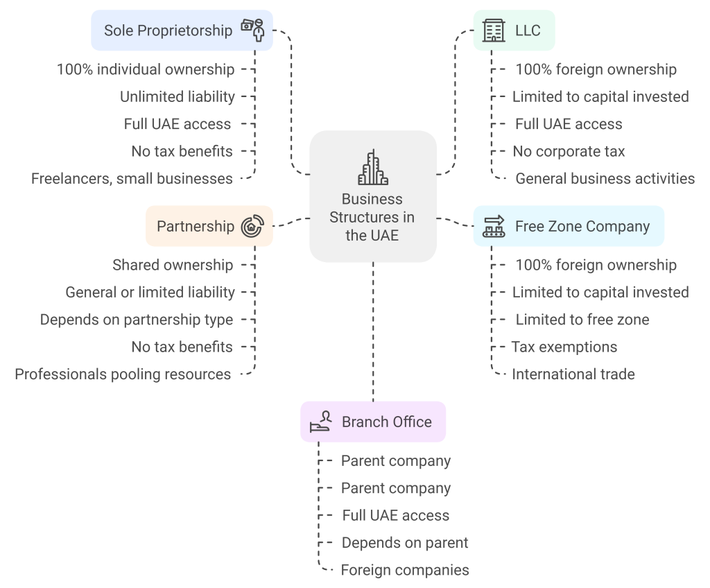 Types of Business Structures in the UAE