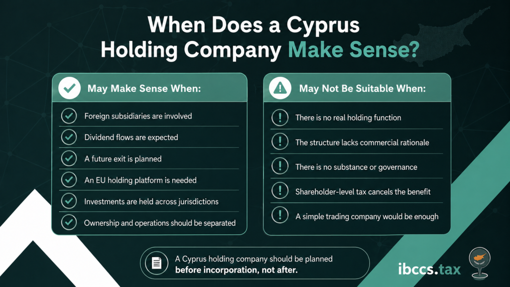 Cyprus Holding Company When Make Sense