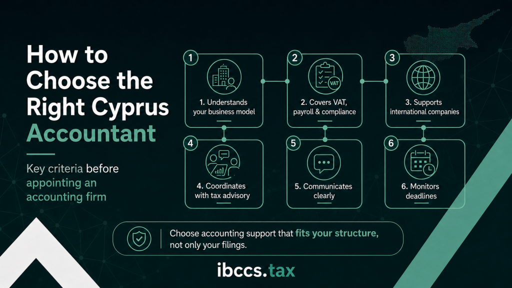 How to choose a Cyprus accountant for companies and international business owners