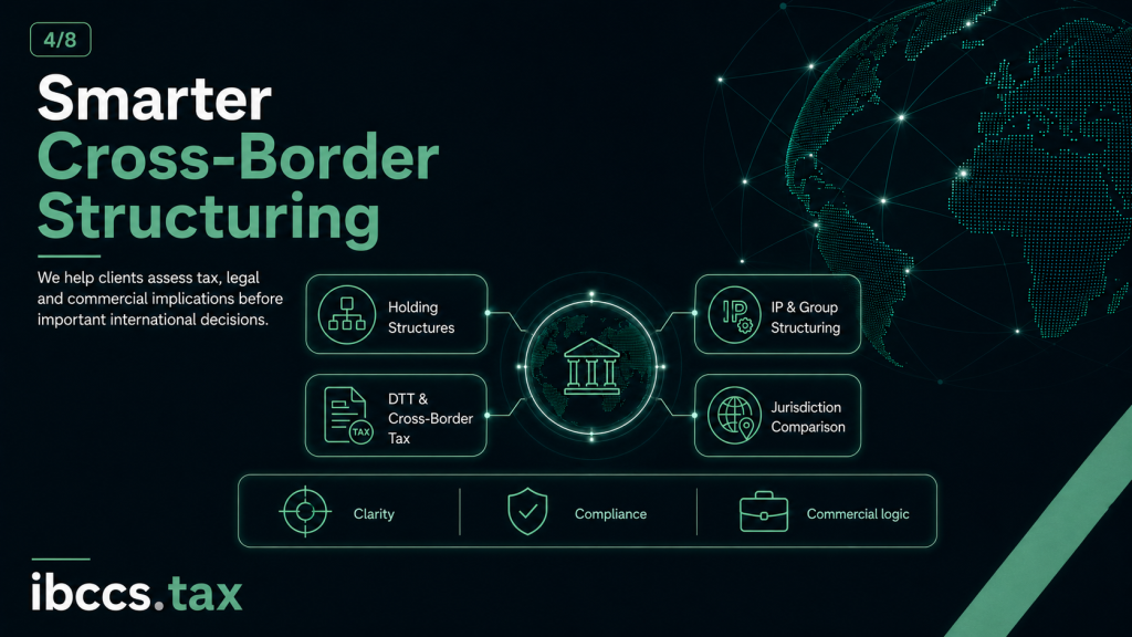 Cross-border tax structuring advisory for international companies