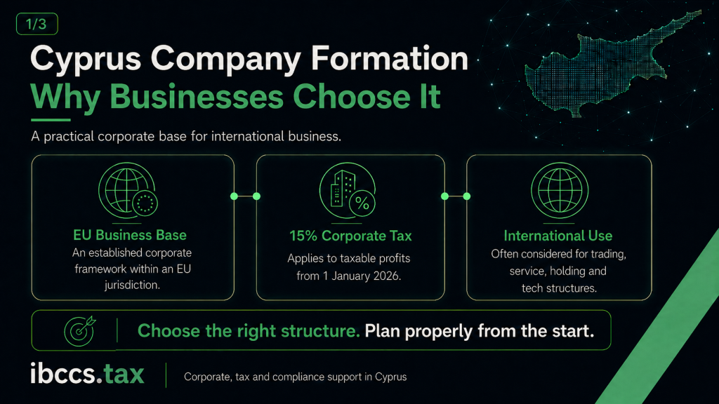 Key benefits of Cyprus company formation in 2026