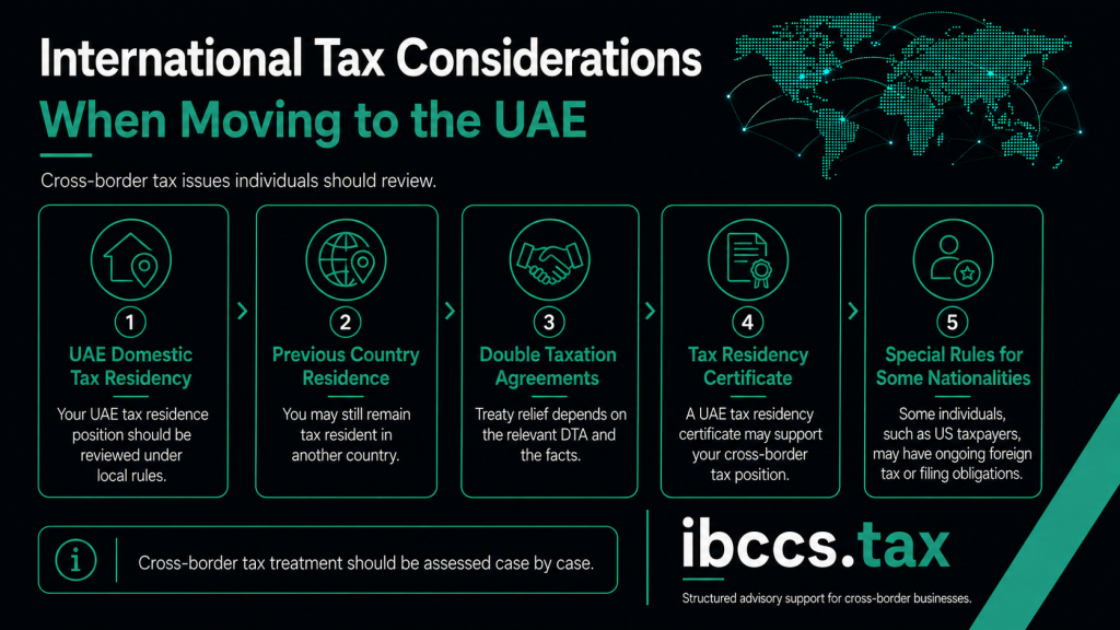 International tax considerations for individuals moving to the UAE