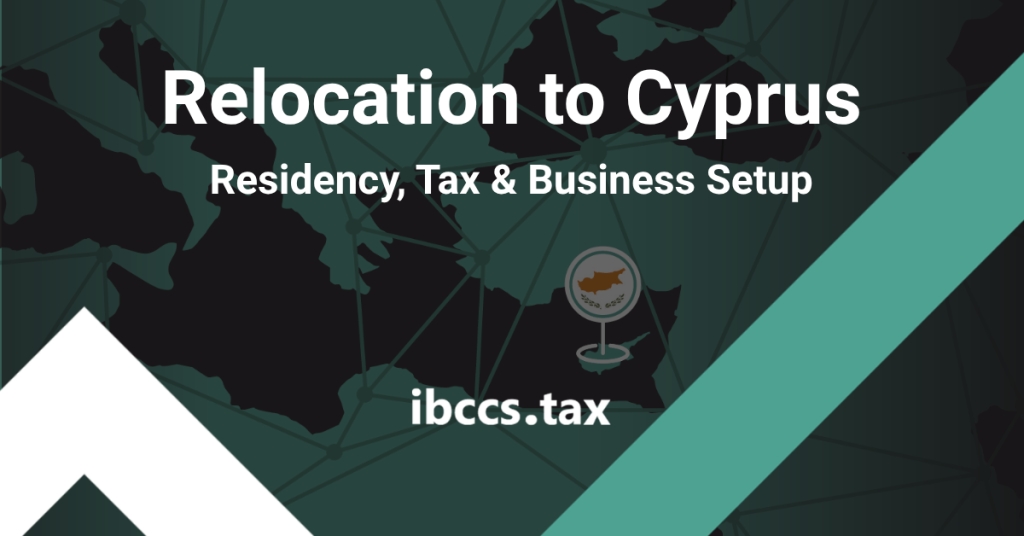 Relocation to Cyprus services for residency, tax and business setup