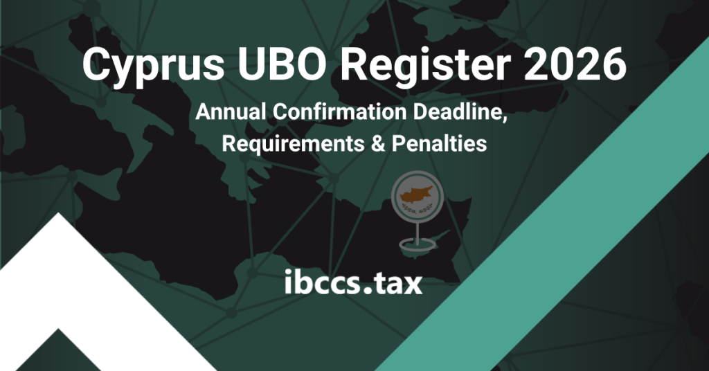 Cyprus UBO Register 2026 annual confirmation deadline and requirements