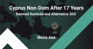 Cyprus Non-Dom after 17 years showing the 17 out of 20 deemed-domicile rule and the Alternative SDC Method with two additional five-year periods